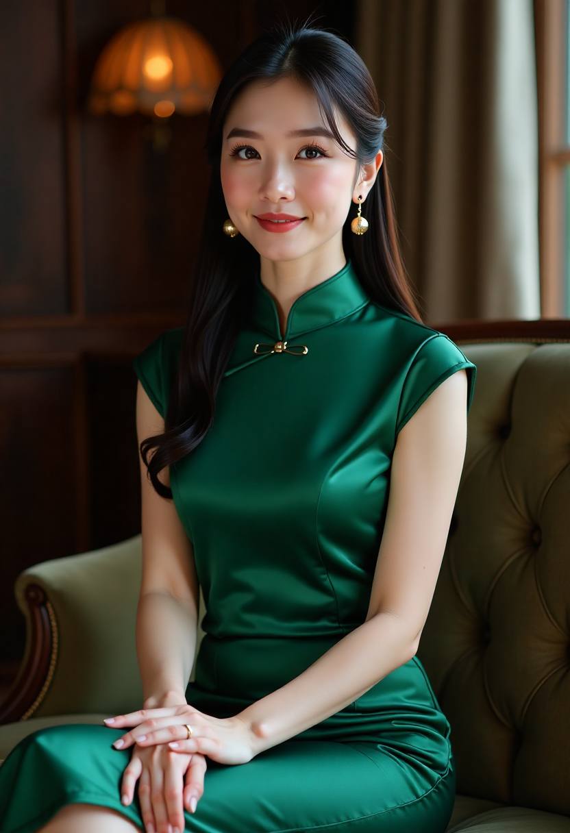 秦阿姨扮演者站在旧楼门口